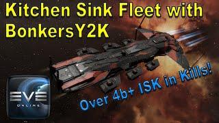 Tackling in a Flycatcher - Kitchen Sink Fleet w/ BonkersY2K - 4B+ isk killed! Tempest Skin Giveaway!