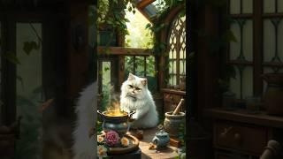 Cat Chief Cooking  #cat #meow #meowmeowvideo #cooking #funny #catshorts #catlover