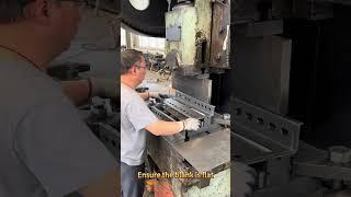 Workshop guide rail production process