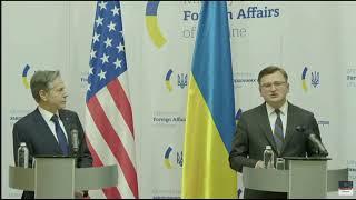 Secretary Blinken's joint press availability with Ukrainian Foreign Minister Dmytro Kuleba