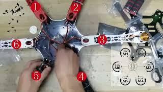 QWinOut F550 Airframe RC Hexacopter Drone Kit DIY