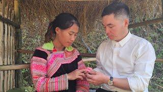 Kind man helps single mother build toilet and chicken coop. Ly Tu May