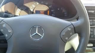 2002 Mercedes Benz C320 ESP Message How to Recalibrate Steering Wheel (EASY)