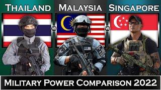 Thailand vs Malaysia vs Singapore Military Power Comparison 2022