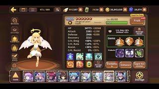 Whale to top100, showcasing Light Jeon, Dark Aesir, Dark Midsummer-Miho and Light Cupid for auto PvP