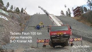 Special machine job - ski slope - Sweden