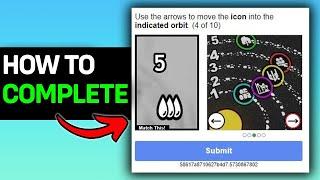 100% SOLVED! Use the arrows to move the icon into the indicated orbit (Outlook Captcha Solution)