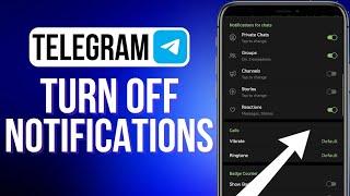 How To Turn Off Notifications On Telegram | iOS 18 & Android