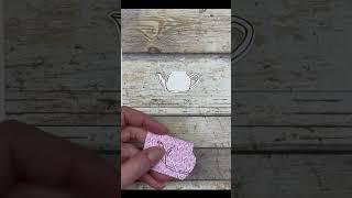 Paper Piecing Technique for Card Makers #shorts #cardmakingtechnique #cardmaking #paperpiecing