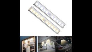 TVCC Wireless LED Under Cabinet Light PIR Motion Sensor Lamp for Wardrobe Cupboard Closet Lighting