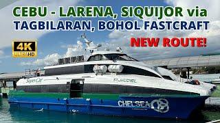 SuperCat | Cebu to Larena, Siquijor via Tagbilaran, Bohol | Fastcraft St. Jhudiel