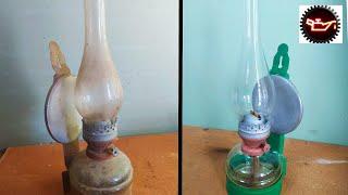 kerosene lamp    restoration. "керосинка" реставрация