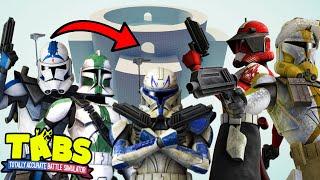 TABS Every CLONE COMMANDER Battle Royale! - Totally Accurate Battle Simulator: Star Wars Mod