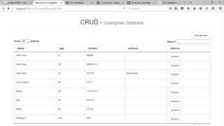 CRUD - Codeigniter, Datatables, Ajax Part 8 Remove