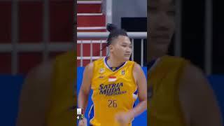 Goes full package with the assist, steal and dunk