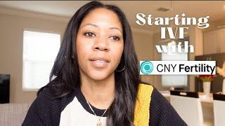 Starting IVF with CNY Fertility Clinic #cnyfertility #ivfjourney #ivf #blackinfertility #ttcover40