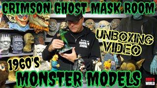 1960's AURORA MONSTER MODELS COLLECTION SCORE crimson ghost mask room