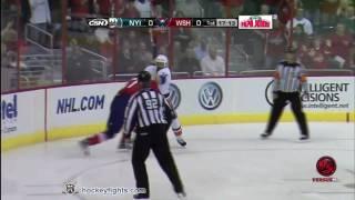 Trevor Gillies vs D.J. King Oct 13, 2010