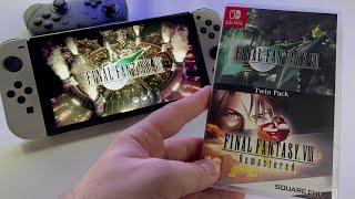 FINAL FANTASY VII Twin Pack - Review | Switch OLED handheld gameplay