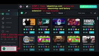 Easy levelling with SteamLvlUp (Promo Code in description) #steamlvlupcardfactory