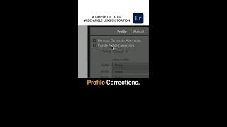 A SIMPLE Fix for Wide Angle Lens Distortion with Scott Kelby