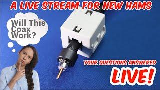 New to Ham Radio?  Your Questions Answered LIVE - With Smoking Ape and Temporarily Offline!
