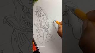 Maha Shivratri Drawing/Lord Shiva Drawing/ Shivratri Drawing 🪷 #shivratri #shiva #art #mahadev