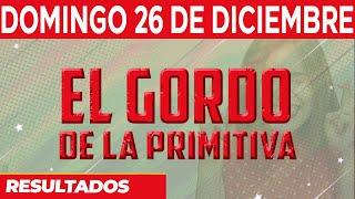 Resultado del sorteo El Gordo de la Primitiva del Domingo 26 de Diciembre del 2021.