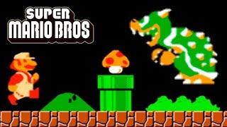 Super Mario Bros NES Walkthrough (No Damage, All Secrets)