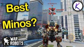 Best Minos is with Evora War Robots Gameplay WR new Titan weapons Robot 8.8