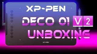 XP PEN Deco 01 V2 UNBOXING