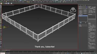 How To Install Railclone in 3dsMax, Make a Quick Railing