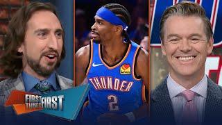 SGA tops Nick Wright’s “Most to Gain” list heading into NBA Finals | NBA | FIRST THINGS FIRST