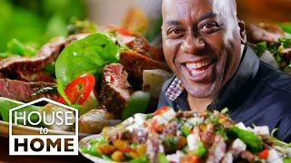 Ainsley's Culinary Mastery with Lamb Rogan Josh & Spicy Black Bean Burgers | House to Home