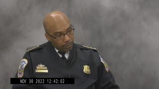 DC Police Chief Robert Contee discusses jump out stops in never-before-published deposition video