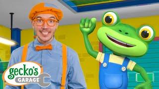 Gecko feat. Blippi Songs｜Children's Music｜Trucks For Kids｜Gecko's Songs
