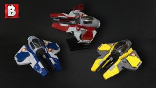 Incredibly Swooshable Custom LEGO Jedi Interceptors!!