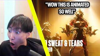 Doublelift Reacts to Blood Sweat & Tears Official Music Video