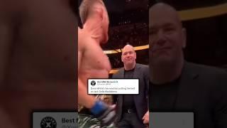 Dana White's live reaction putting the belt on Jack Della Maddalena