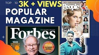 Top 10 // Most Popular Magazines //  In The  World 2020 