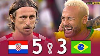 THE MOST SUSPENSIVE MATCH OF THE 2022 WORLD CUP / Neymar, Modric, Vinicius