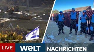 KRIEG IN NAHOST: Angriff auf Blauhelmsoldaten! Israel beschießt UN-Mission im Libanon! | Livestream