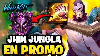 JUEGO JHIN JUNGLA EN MI PROMO! | Wild Rift