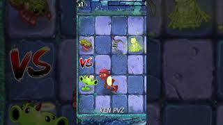 PvZ 2 - Blast Spinner Vs Split Pea Vs knight Zombie #shorts