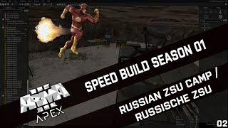 ► ARMA 3 SPEEDBUILD  ◄ EDEN EDITOR S01E02: RUSSIAN ZSU CAMP [2018] [RESHMANN/DESERT MAP]