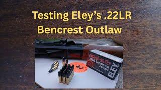 Testing Eley Semi-Auto Benchrest at 50 Yards