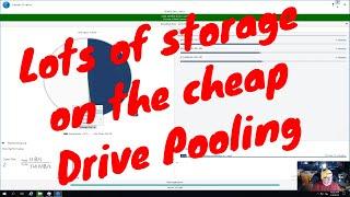 Lots of storage, on the cheap, Drive Pooling