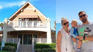 Disney's Vero Beach Resort Check In Day! | 3 Bedroom Beachside Cottage Tour + Dinner At Wind & Waves
