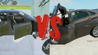 Ваз краш тест симулятор 2 VS Beamng drive 》Сравнение повреждений