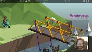 Poly Bridge highlights—Part 1: Learning tension is stressful